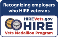 HIREVets.gov HIRE Vets Medallion Program - Recognizing employers who HIRE veterans - version 6