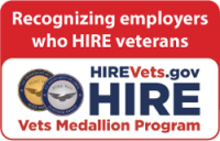 HIREVets.gov HIRE Vets Medallion Program - Recognizing employers who HIRE veterans - version 5